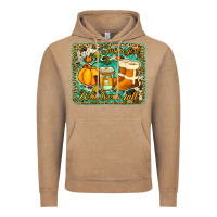 Vintage Coffee just a girl who loves fall background Vintage Hoodie - Jasminsmagicworld