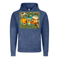 Vintage Denim just a girl who loves fall background Vintage Hoodie - Jasminsmagicworld