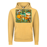 Vintage Mustard just a girl who loves fall background Vintage Hoodie - Jasminsmagicworld