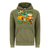 Vintage Olive just a girl who loves fall background Vintage Hoodie - Jasminsmagicworld