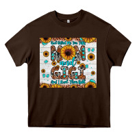 Chocolate Brown god gifted me two titles mom and gigi and i rock them both Heavy Core Tee - JahusDesignShop