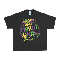 Pigment Black mardi gras Urban Heavy Tee - MaliasSmallBusiness