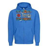 True Royal dog mama dog mama dog mama Zipper Hoodie - texasbilliewilder