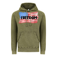 Vintage Olive freedom usa Vintage Hoodie - MaliasSmallBusiness