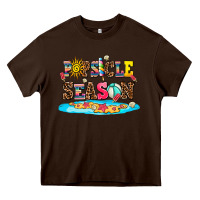 Chocolate Brown popsicle season Heavy Core Tee - AdoDesignShop