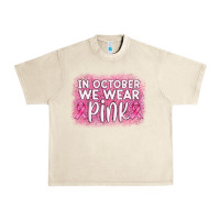 Sandshell in october we wear pink leopard glitter Urban Heavy Tee - AdoDesignShop