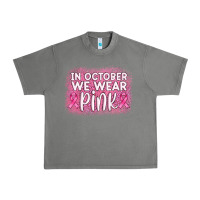 Tornado in october we wear pink leopard glitter Urban Heavy Tee - AdoDesignShop