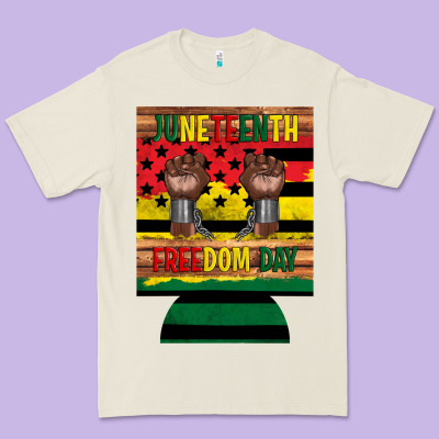 Juneteenth Freedom Day 12 Oz Can Cooler (regular) 2 Premium Tee Designed By Artiststas