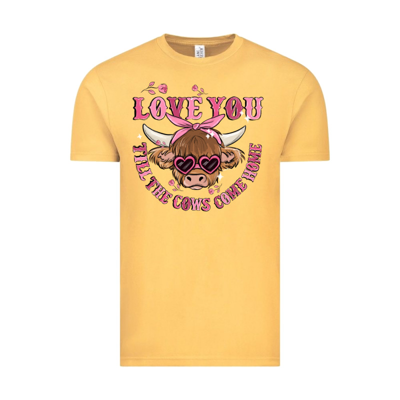 Love You Till The Cows Come Home Vintage Tee by MaliasSmallBusiness | Teevron