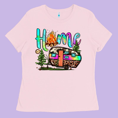 Home Camp Ladies Tee Designed By Jahusdesignshop