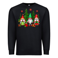 Black christmas gnomies Premium Sweatshirt - CowGirlArtShop