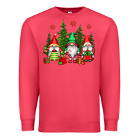 Cardinal christmas gnomies Premium Sweatshirt - CowGirlArtShop