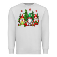 Dove Grey christmas gnomies Premium Sweatshirt - CowGirlArtShop