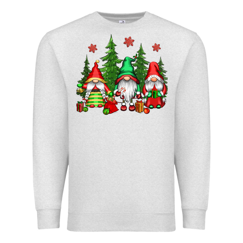 Christmas Gnomies Premium Sweatshirt by CowGirlArtShop | Teevron