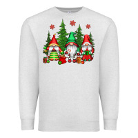Oatmeal Heather christmas gnomies Premium Sweatshirt - CowGirlArtShop