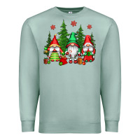 Seafoam christmas gnomies Premium Sweatshirt - CowGirlArtShop