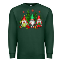 Sports Green christmas gnomies Premium Sweatshirt - CowGirlArtShop