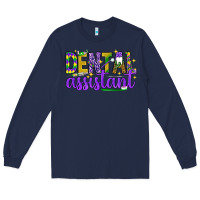Navy Crawfish season mardi gras Long Sleeve Tee - BundleAndBundleShop