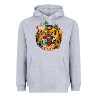Heather Grey hello fall gamer Heavyweight Hoodie - CowGirlArtShop