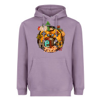 Lavender hello fall gamer Heavyweight Hoodie - CowGirlArtShop