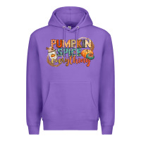 Purple pumpkin spice everything Premium Hoodie - CowGirlArtShop