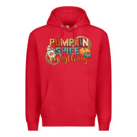 Red pumpkin spice everything Premium Hoodie - CowGirlArtShop