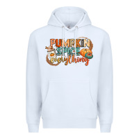 White pumpkin spice everything Premium Hoodie - CowGirlArtShop