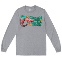 Heather Grey mermaid kisses starfish wishes Long Sleeve Tee - JahusDesignShop