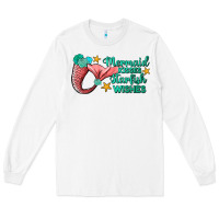 White mermaid kisses starfish wishes Long Sleeve Tee - JahusDesignShop