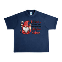 Navy wine because you cant run this shitshow sober Urban Heavy Tee - MaliasSmallBusiness