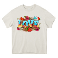 Cream love summer Heavy Core Tee - AdoDesignShop