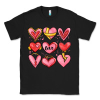 Black sketch hearts Classic Tee - MaliasSmallBusiness
