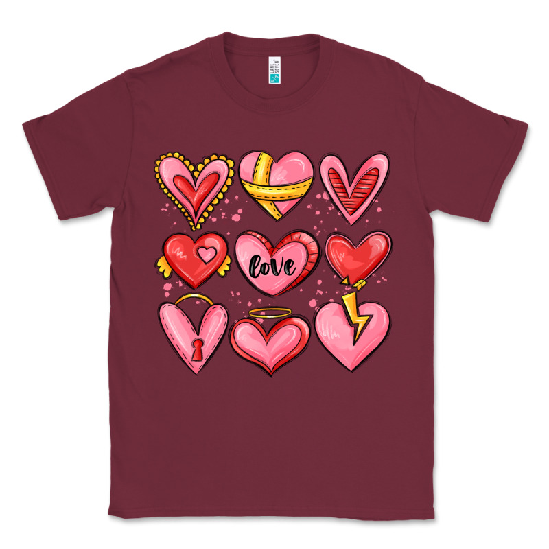 Sketch Hearts Classic Tee by MaliasSmallBusiness | Teevron