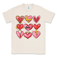 Natural sketch hearts Classic Tee - MaliasSmallBusiness