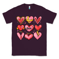 Plum sketch hearts Classic Tee - MaliasSmallBusiness