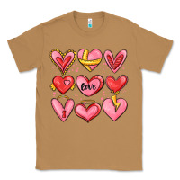Toasted Coconut sketch hearts Classic Tee - MaliasSmallBusiness