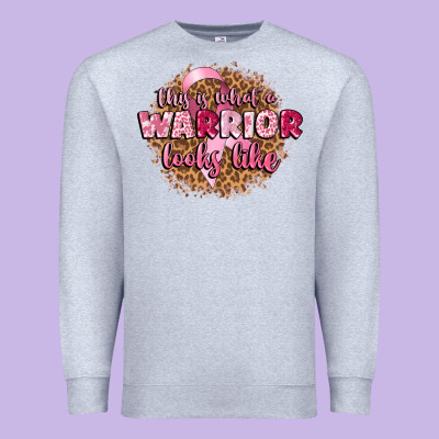 This Is What A Warrior Looks Like Premium Sweatshirt Designed By Cowgirlartshop