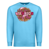 Ocean Blue this is what a warrior looks like Premium Sweatshirt - CowGirlArtShop