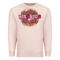Pale Pink this is what a warrior looks like Premium Sweatshirt - CowGirlArtShop