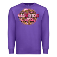 Purple this is what a warrior looks like Premium Sweatshirt - CowGirlArtShop