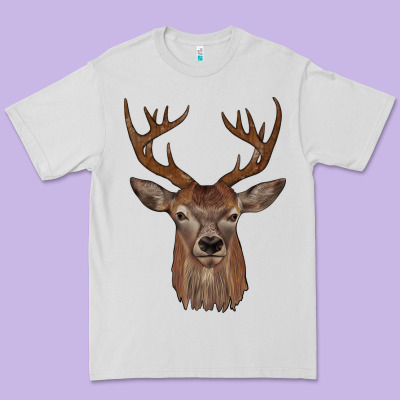 Deer Premium Tee Designed By Jahusdesignshop
