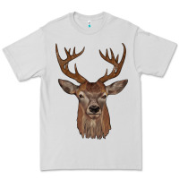 Dove Grey deer Premium Tee - JahusDesignShop