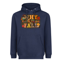 Navy why hello there fall Heavyweight Hoodie - CowGirlArtShop