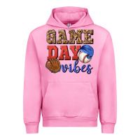 Fuchsia Pink game day vibes Urban Hoodie - BundleAndBundleShop
