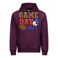 Mauve Wine game day vibes Urban Hoodie - BundleAndBundleShop