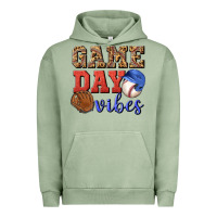 Pigment Oil Green game day vibes Urban Hoodie - BundleAndBundleShop