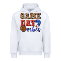 White game day vibes Urban Hoodie - BundleAndBundleShop