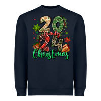 Navy 2024 family christmas Heavyweight Sweatshirt - MaliasSmallBusiness