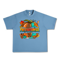 Pebble Blue Phlebotomist pumpkin Urban Heavy Tee - NancyCooperArtShop