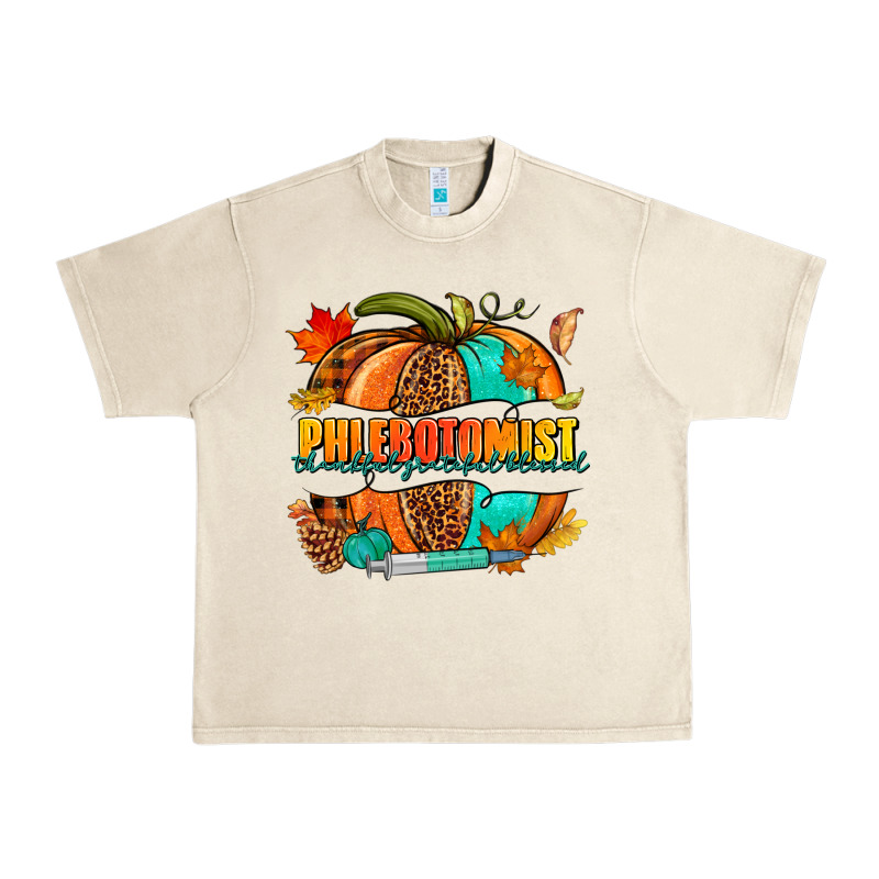 Phlebotomist Pumpkin Urban Heavy Tee by NancyCooperArtShop | Teevron